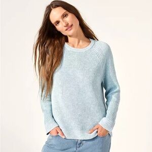 Eileen Fisher Raglan Sleeve Linen Blend Sweater